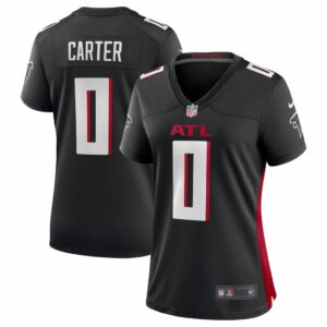 Women's Atlanta Falcons Lorenzo Carter Nike Black Game Player Jersey