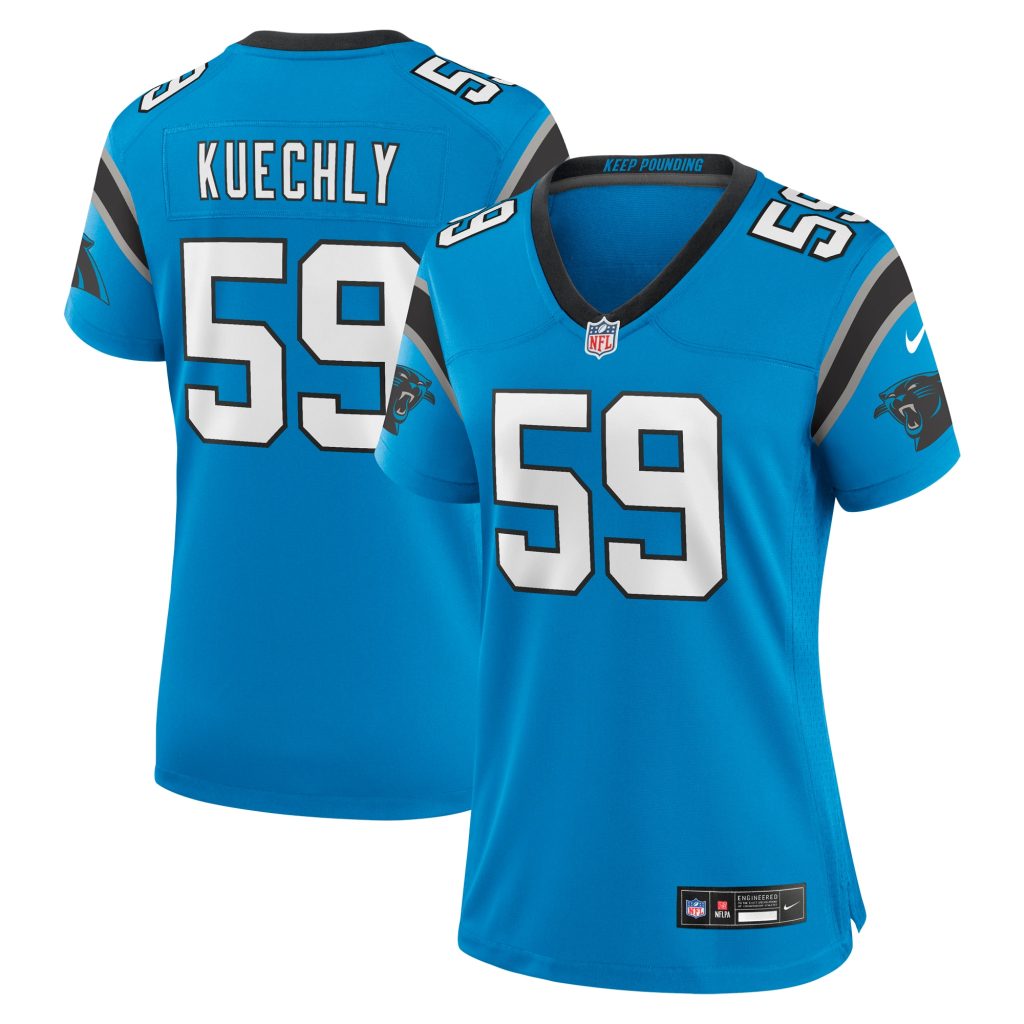 Women's Carolina Panthers Luke Kuechly Nike Blue Retired Player Game Jersey