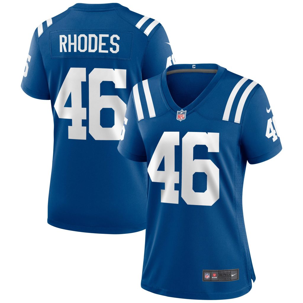 Women's Indianapolis Colts Luke Rhodes Nike Royal Game Jersey