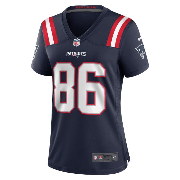 Women's New England Patriots Lynn Bowden Jr. Nike Navy Home Game Player Jersey
