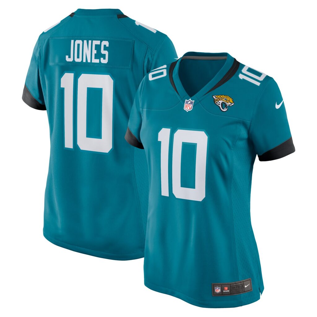 Mac Jones Jacksonville Jaguars Nike Women's Team Game Jersey -  Teal