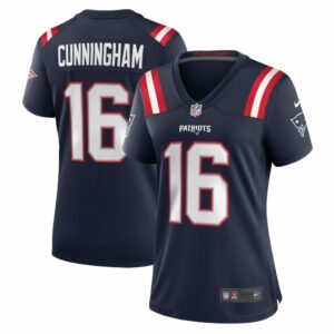 Malik Cunningham New England Patriots Nike Women's Team Game Jersey -  Navy