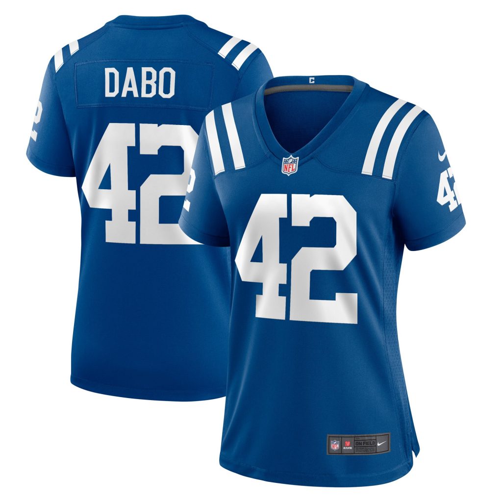 Women's Indianapolis Colts Marcel Dabo Nike Royal Game Player Jersey