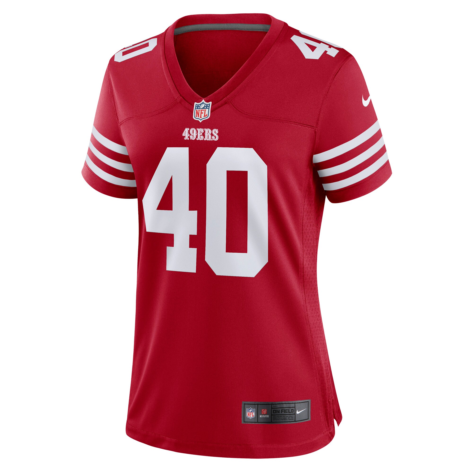 Women's San Francisco 49ers Marcelino McCrary-Ball Nike Scarlet Game ...