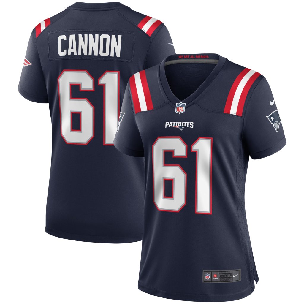 Women's New England Patriots Marcus Cannon Nike Navy Game Jersey