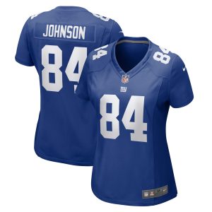 Women's New York Giants Marcus Johnson Nike Royal Home Game Player Jersey