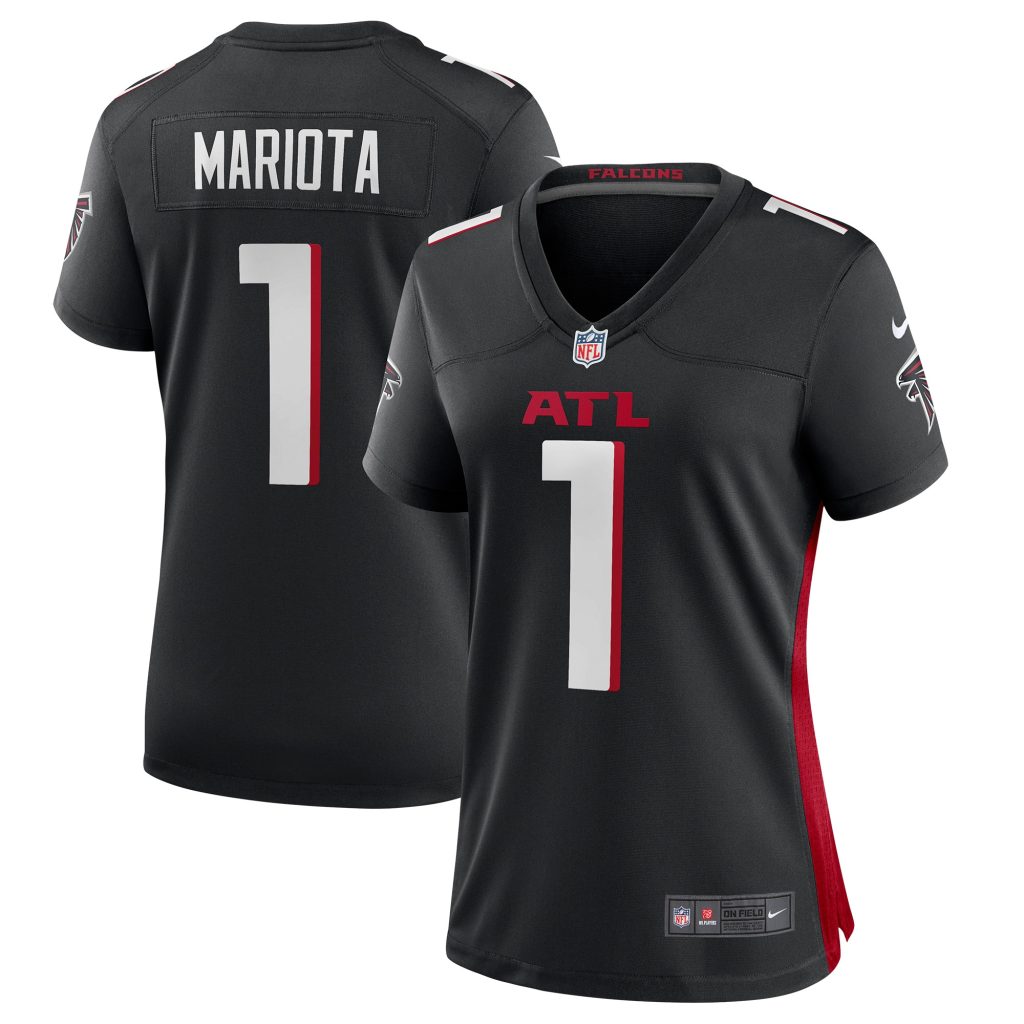 Women's Atlanta Falcons Marcus Mariota Nike Black Game Jersey
