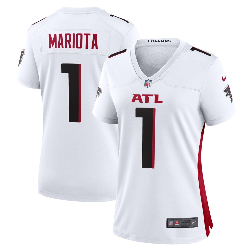 Women's Atlanta Falcons Marcus Mariota Nike White Game Player Jersey