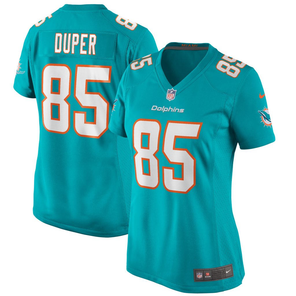 Women's Miami Dolphins Mark Duper Nike Aqua Game Retired Player Jersey