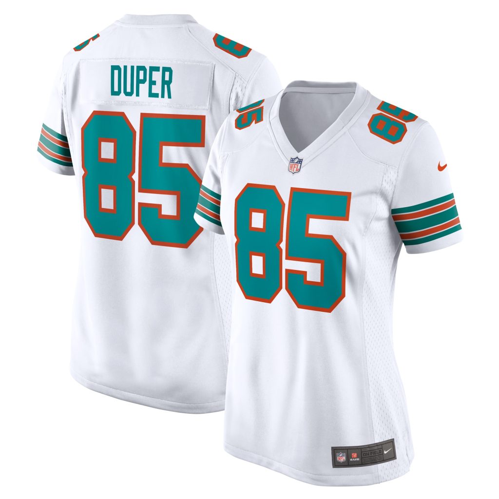 Women's Miami Dolphins Mark Duper Nike White Retired Player Jersey