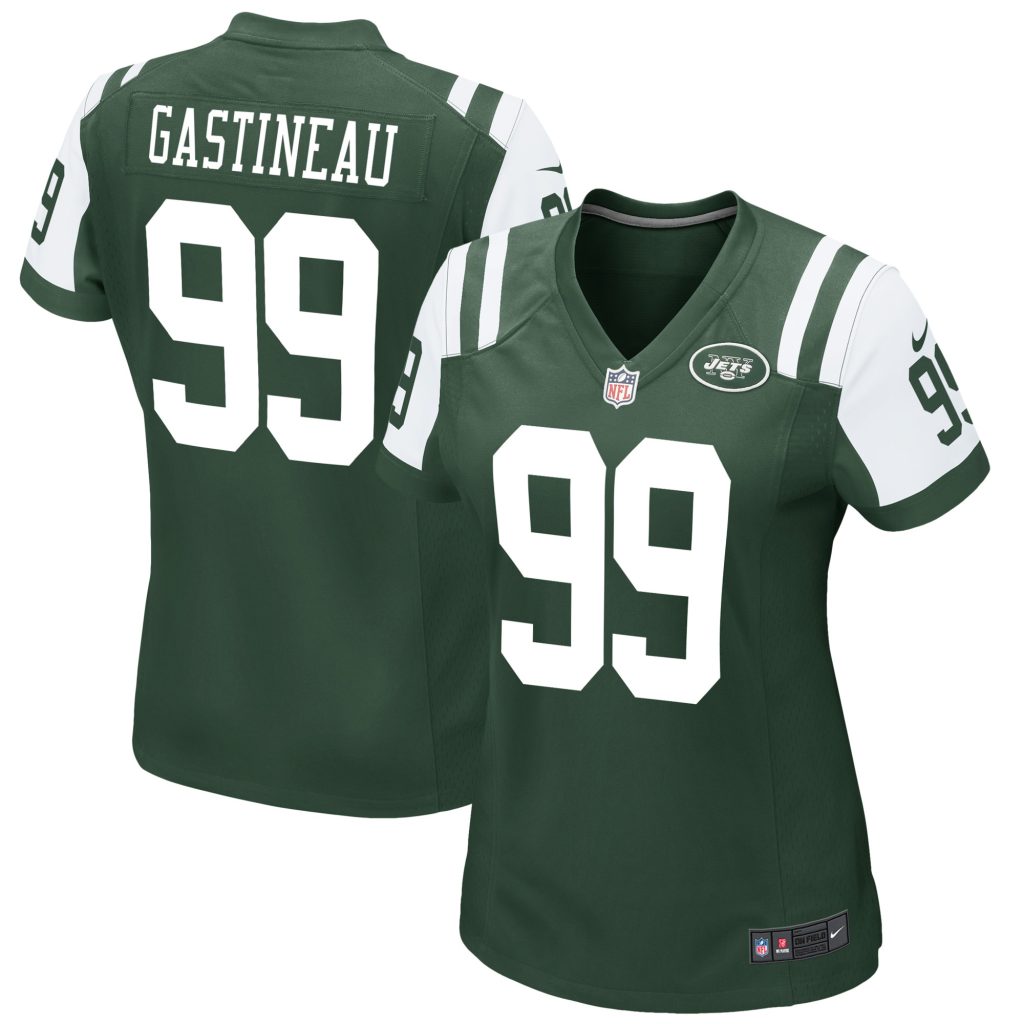 Women's New York Jets Mark Gastineau Nike Green Retired Game Jersey