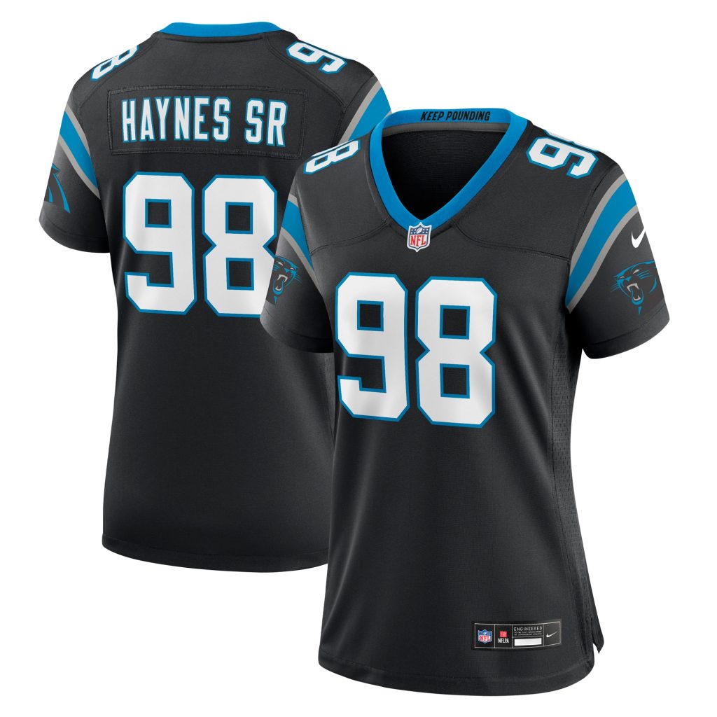 Women's Carolina Panthers Marquis Haynes Sr. Nike Black Team Game Jersey