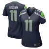 Women's Seattle Seahawks Marquise Goodwin Nike College Navy Home Game Player Jersey