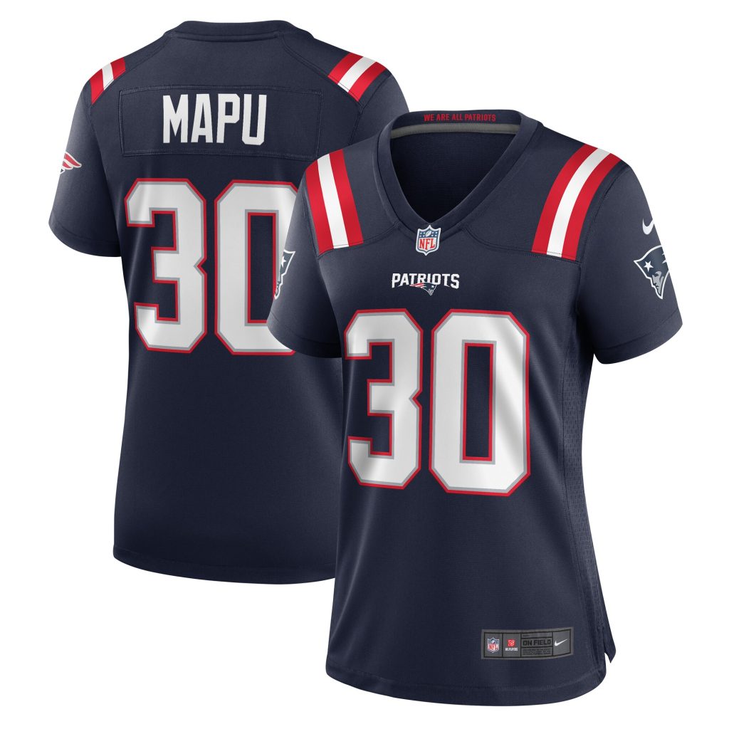 Marte Mapu New England Patriots Nike Women's Team Game Jersey -  Navy