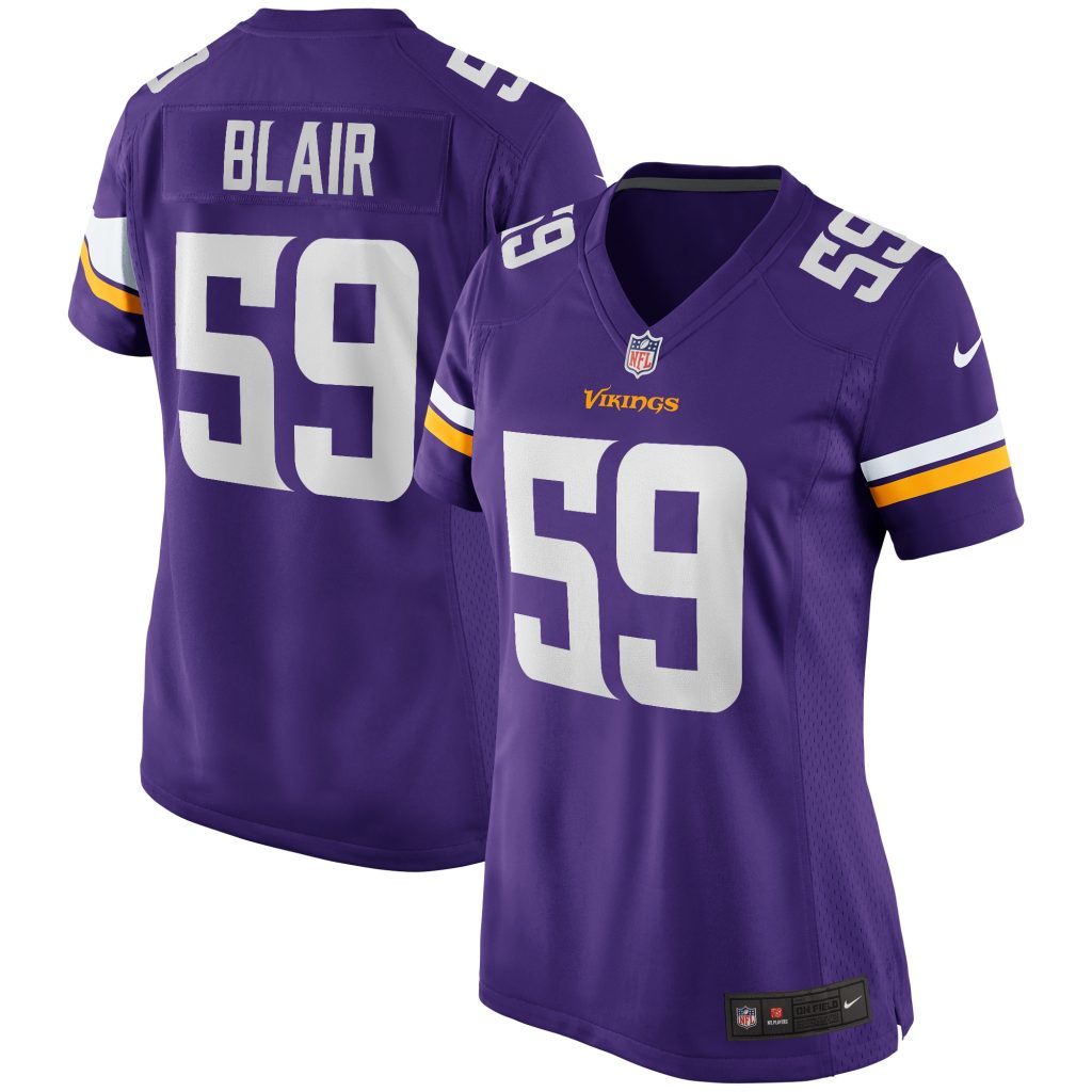 Women's Minnesota Vikings Matt Blair Nike Purple Game Retired Player Jersey
