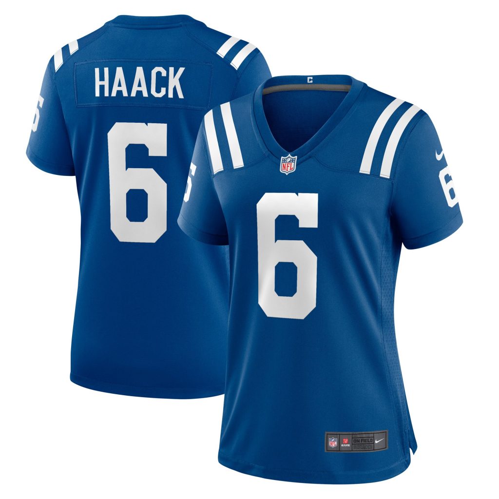 Women's Indianapolis Colts Matt Haack Nike Royal Game Player Jersey
