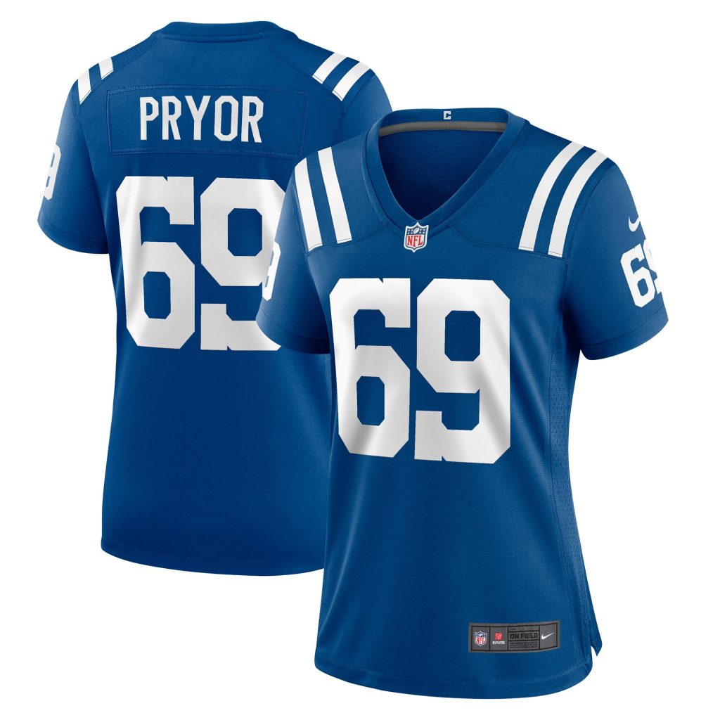 Women's Indianapolis Colts Matt Pryor Nike Royal Game Jersey
