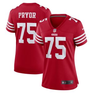Women's San Francisco 49ers Matt Pryor Nike Scarlet Game Jersey