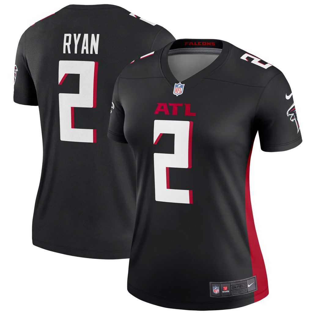 Women's Nike Matt Ryan Black Atlanta Falcons Legend Jersey