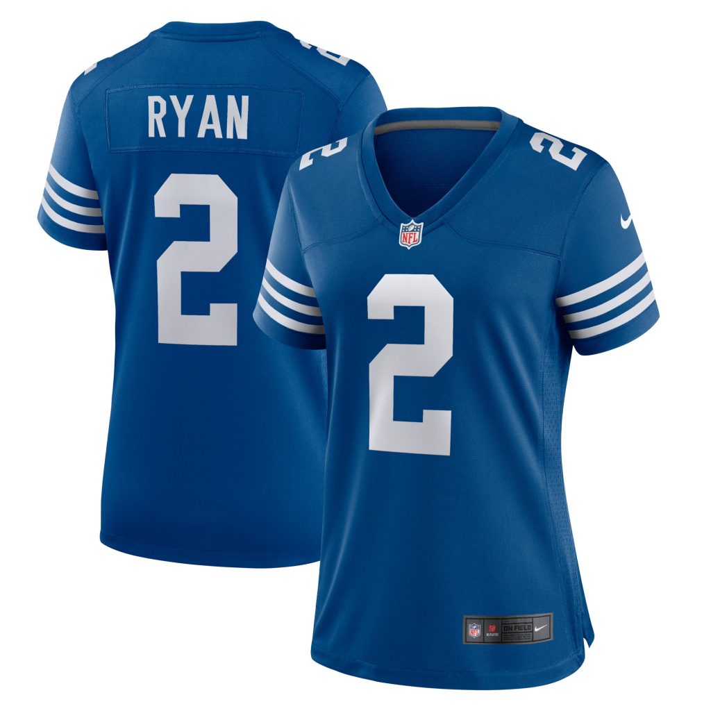 Women's Indianapolis Colts Matt Ryan Nike Royal Alternate Game Jersey