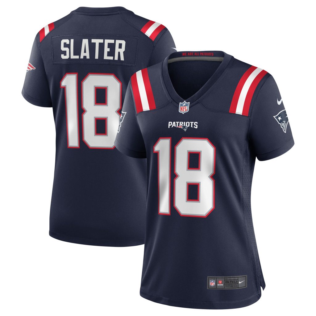 Women's New England Patriots Matthew Slater Nike Navy Game Jersey