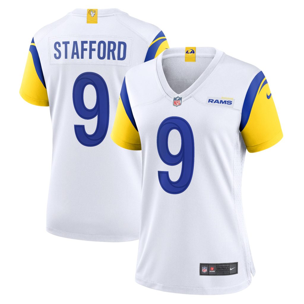 Women's Los Angeles Rams Matthew Stafford Nike White Alternate Game Jersey