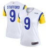 Women's Los Angeles Rams Matthew Stafford Nike White Legend Jersey
