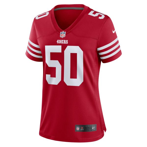 Women's San Francisco 49ers Michael Dwumfour Nike Scarlet Home Game Player Jersey