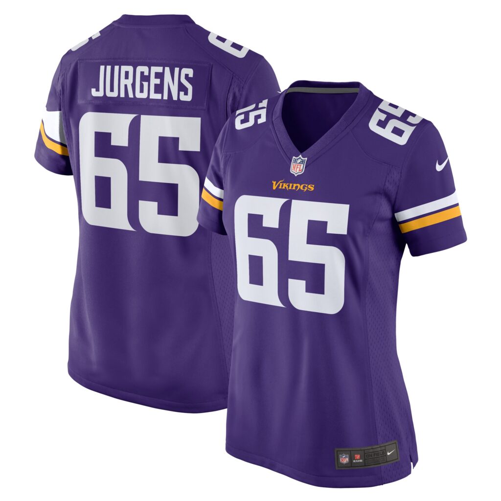 Michael Jurgens Minnesota Vikings Nike Women's Game Jersey -  Purple