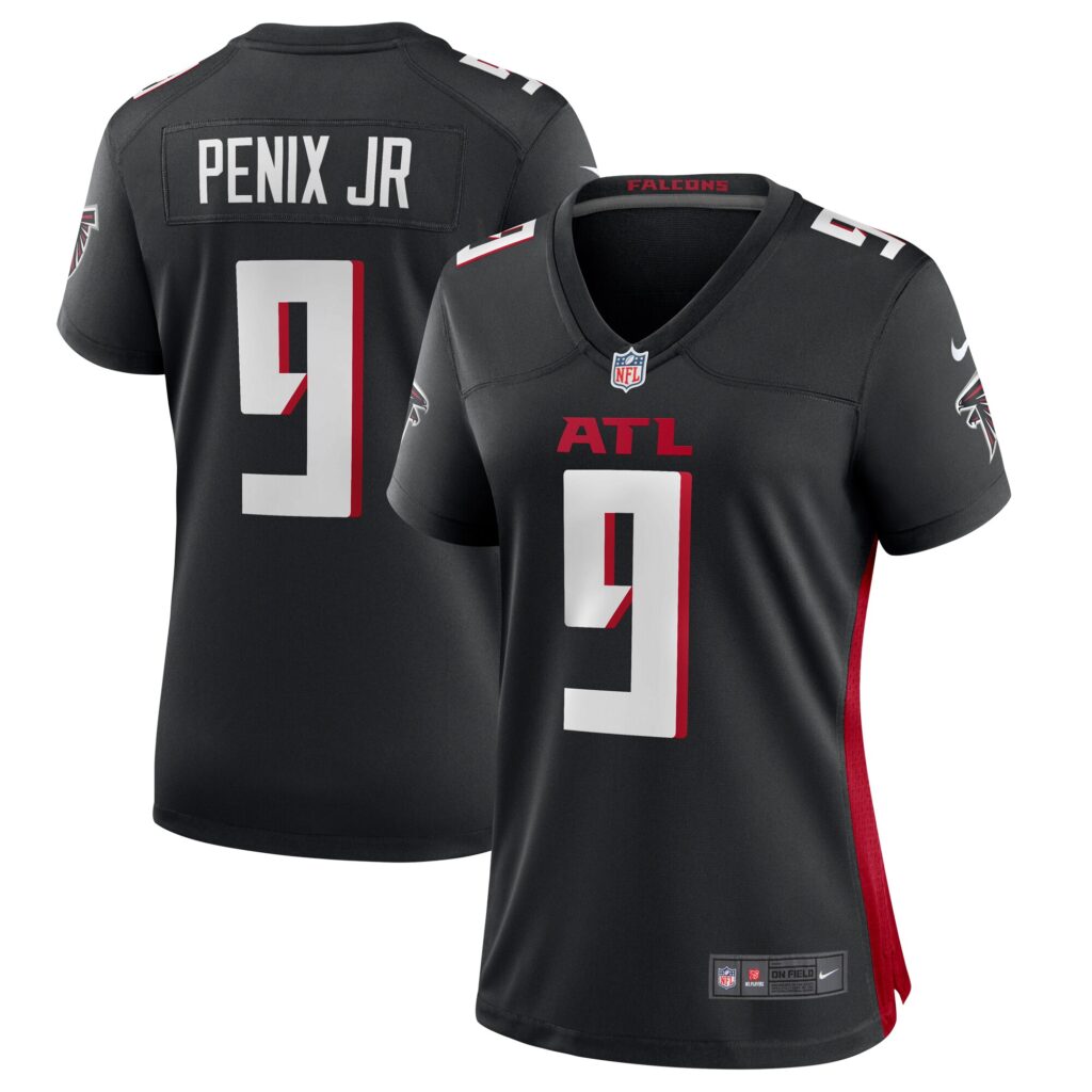Michael Penix Jr. Atlanta Falcons Nike Women's Game Jersey -  Black