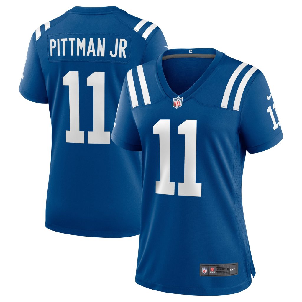 Women's Indianapolis Colts Michael Pittman Jr. Nike Royal Game Player Jersey