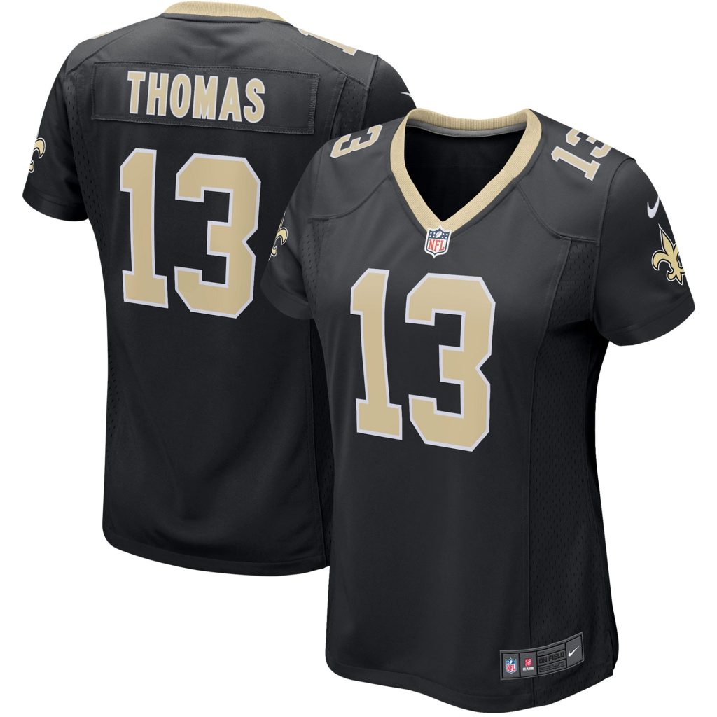Women's Nike Michael Thomas Black New Orleans Saints Game Player Jersey