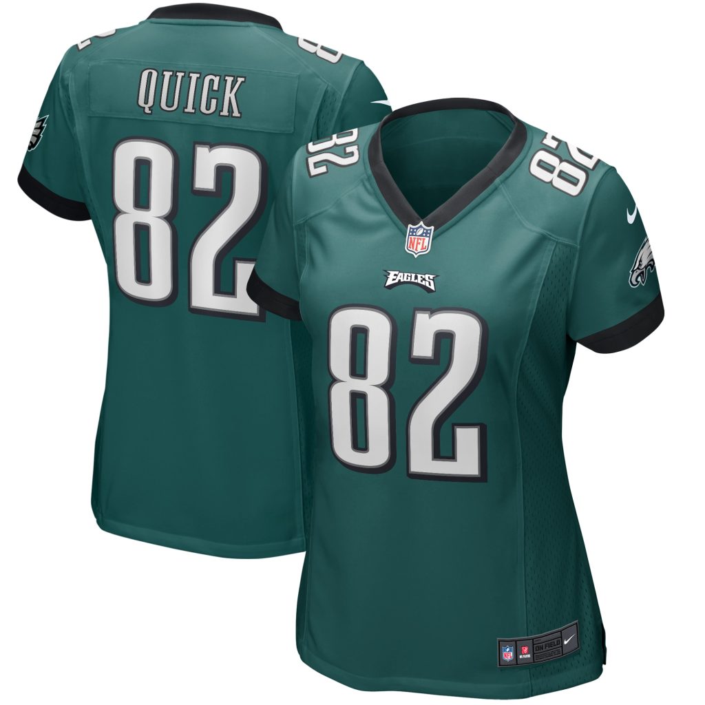 Women's Philadelphia Eagles Mike Quick Nike Midnight Green Game Retired Player Jersey