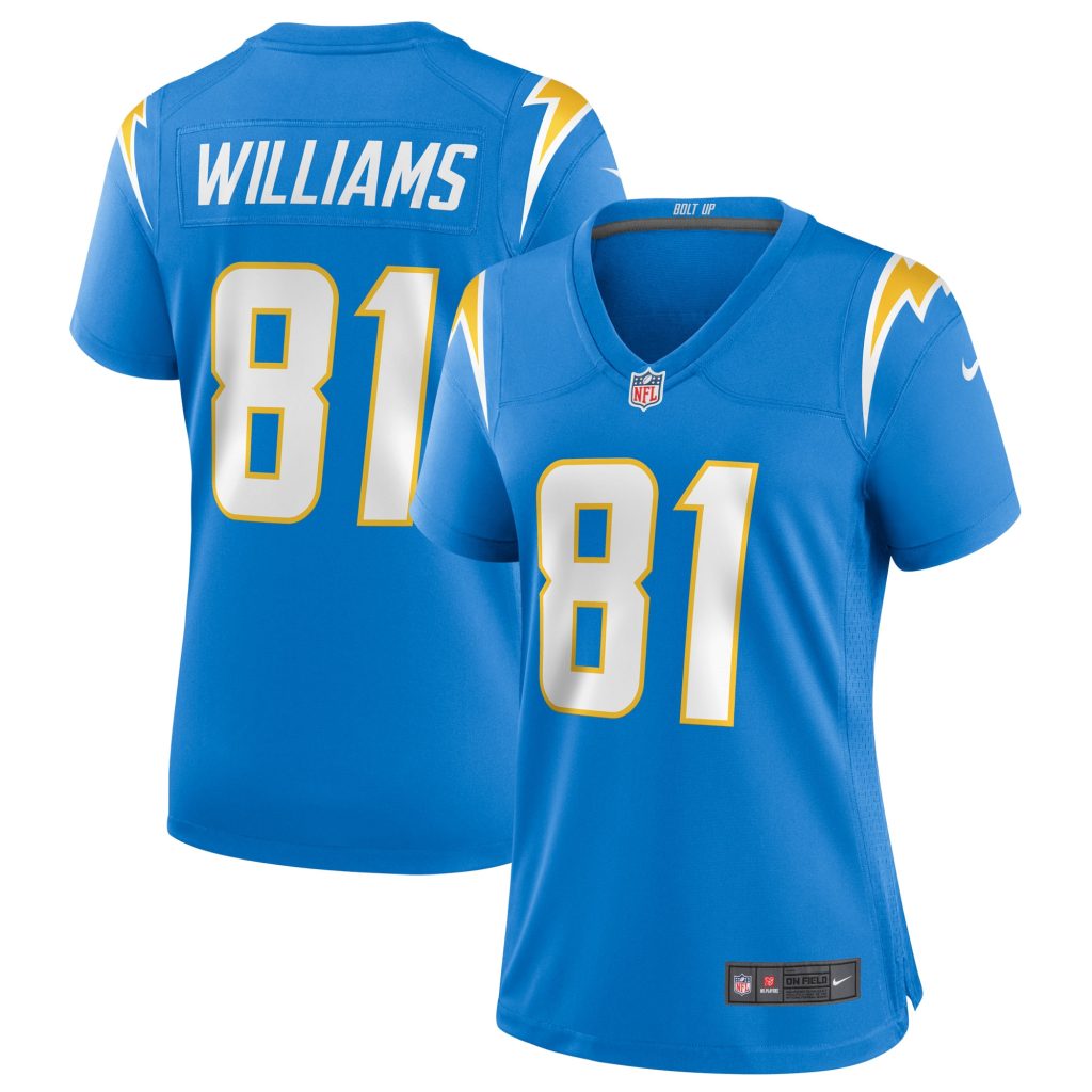 Women's Los Angeles Chargers Mike Williams Nike Powder Blue Game Jersey