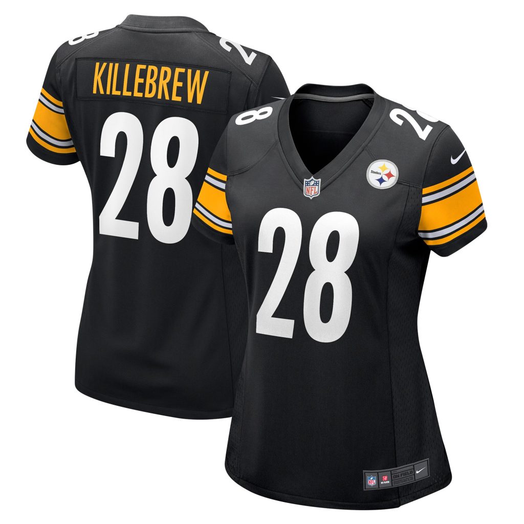 Women's Pittsburgh Steelers Miles Killebrew Nike Black Game Jersey
