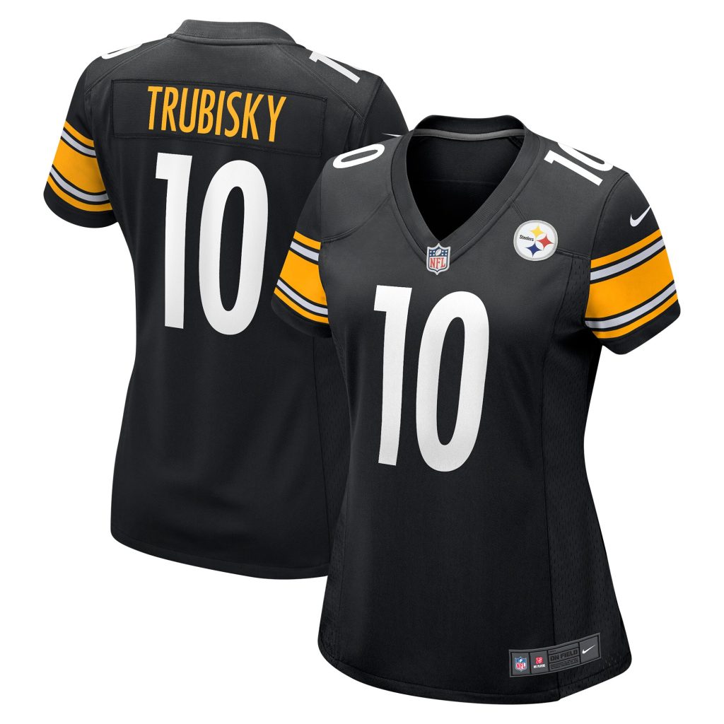 Women's Pittsburgh Steelers Mitchell Trubisky Nike Black Game Jersey