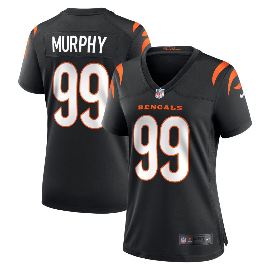 Women's Cincinnati Bengals Myles Murphy Nike Black Team Game Jersey