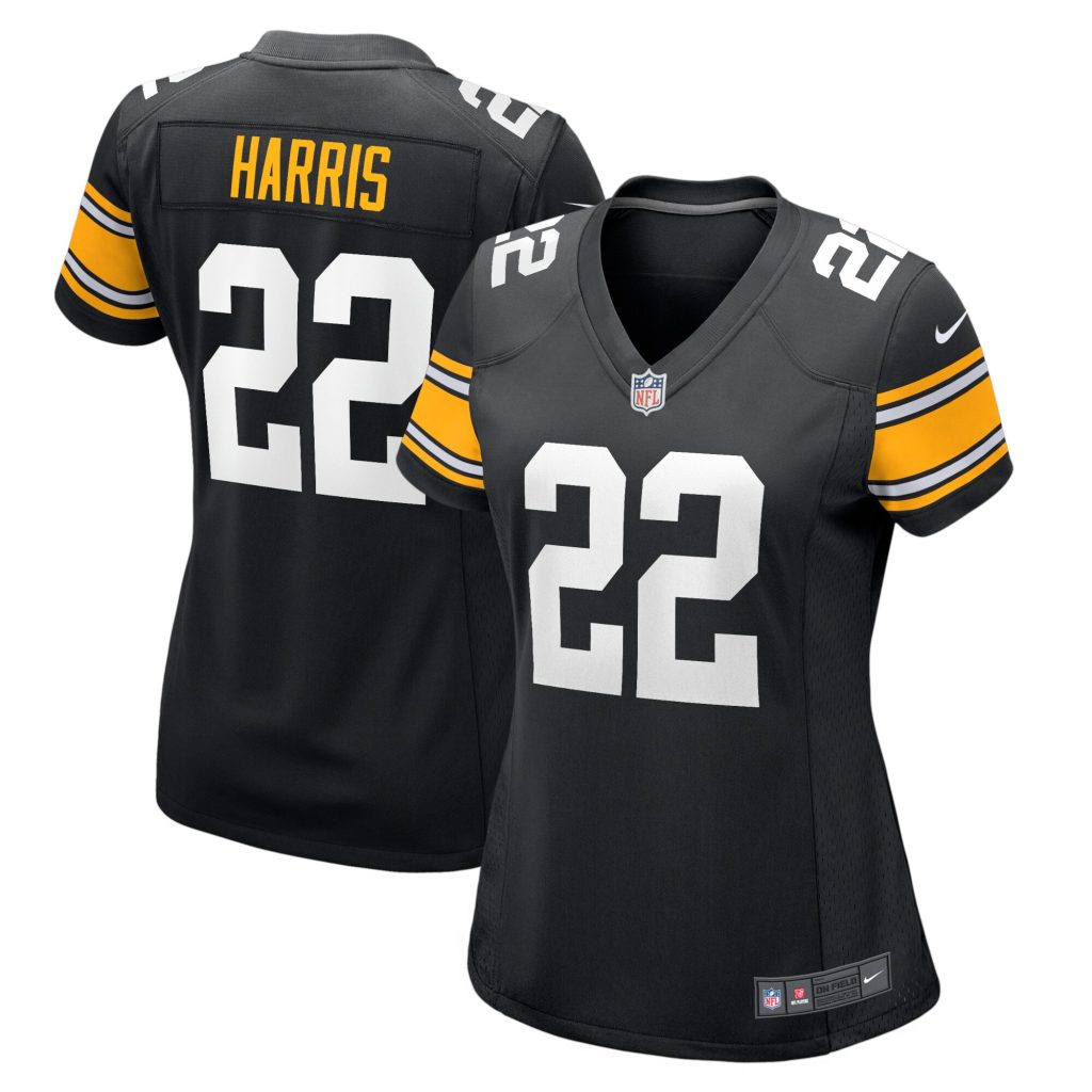 Women's Pittsburgh Steelers Najee Harris Nike Black Alternate Game Jersey