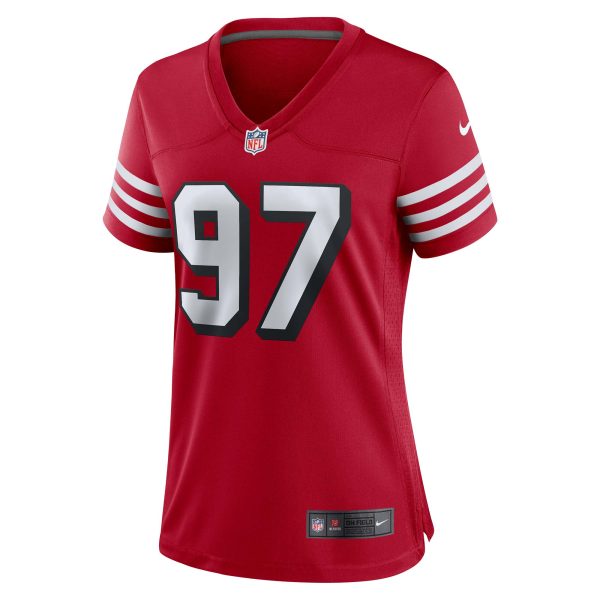 Women's San Francisco 49ers Nick Bosa Nike Scarlet Alternate Game Jersey