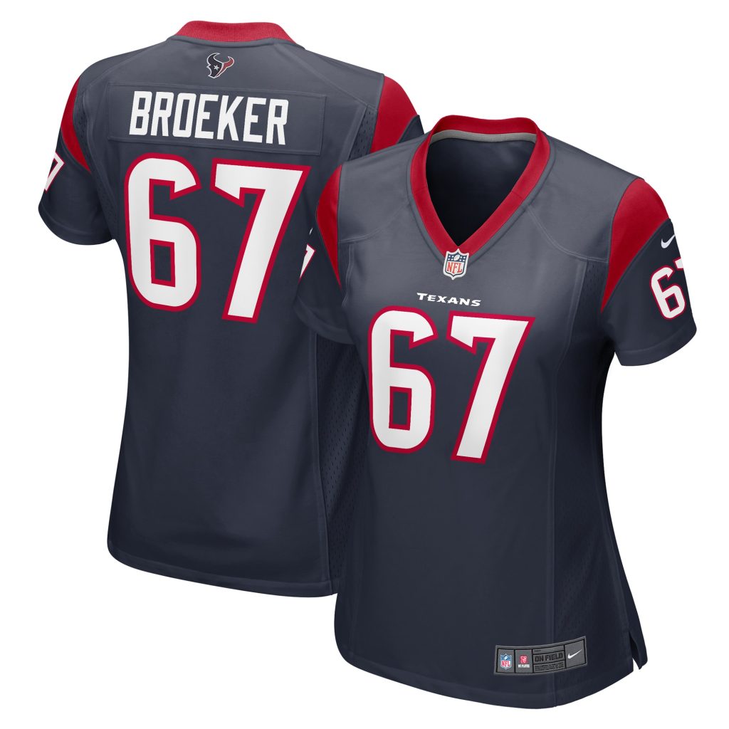 Nick Broeker Houston Texans Nike Women's Team Game Jersey -  Navy