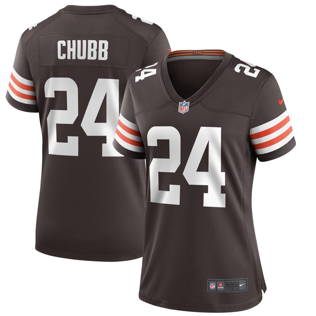 Women's Nike Nick Chubb Brown Cleveland Browns Game Jersey