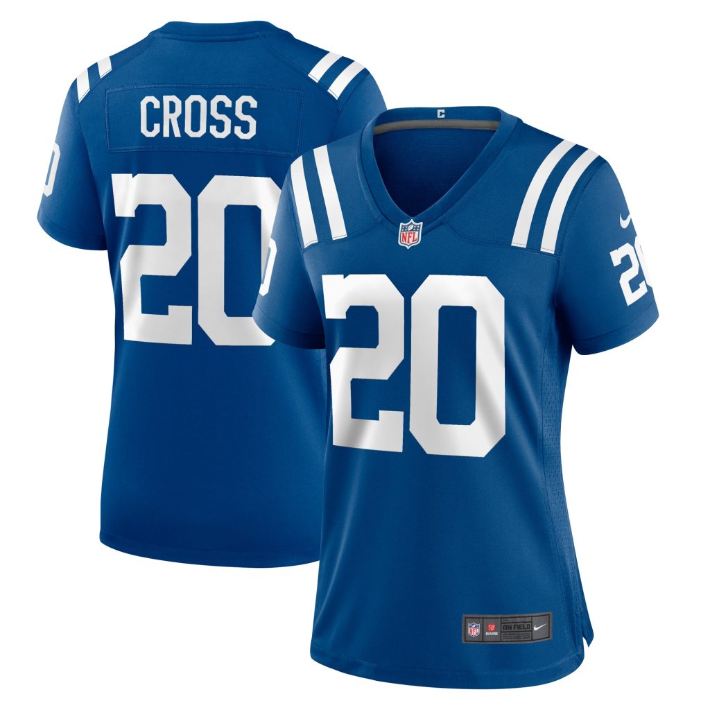 Women's Indianapolis Colts Nick Cross Nike Royal Player Game Jersey