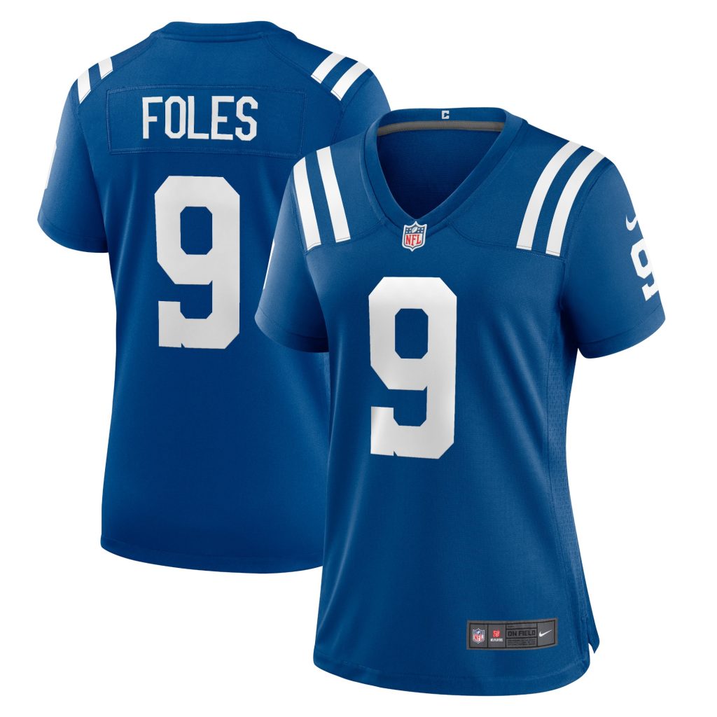 Women's Indianapolis Colts Nick Foles Nike Royal Player Game Jersey
