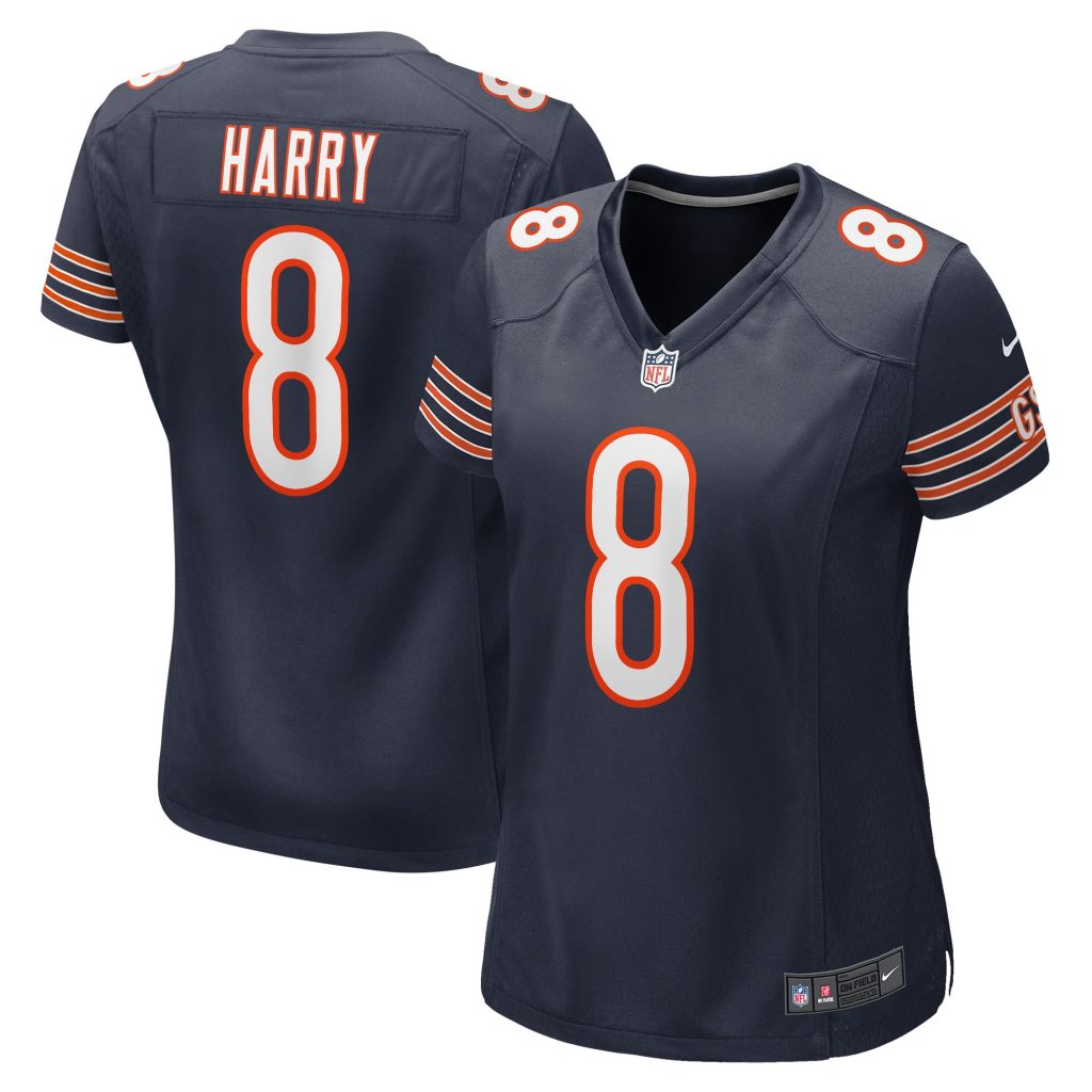 Women's Chicago Bears N'Keal Harry Nike Navy Game Player Jersey