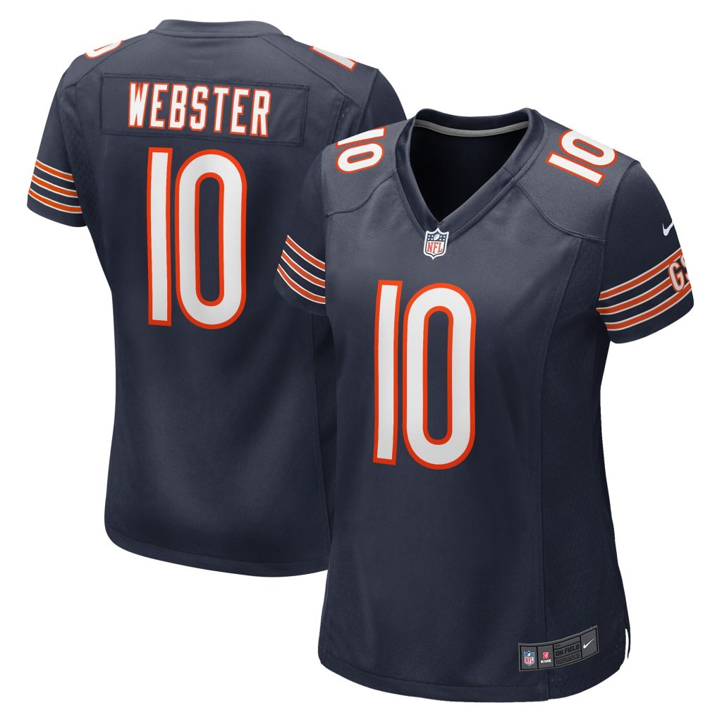 Women's Chicago Bears Nsimba Webster Nike Navy Game Player Jersey