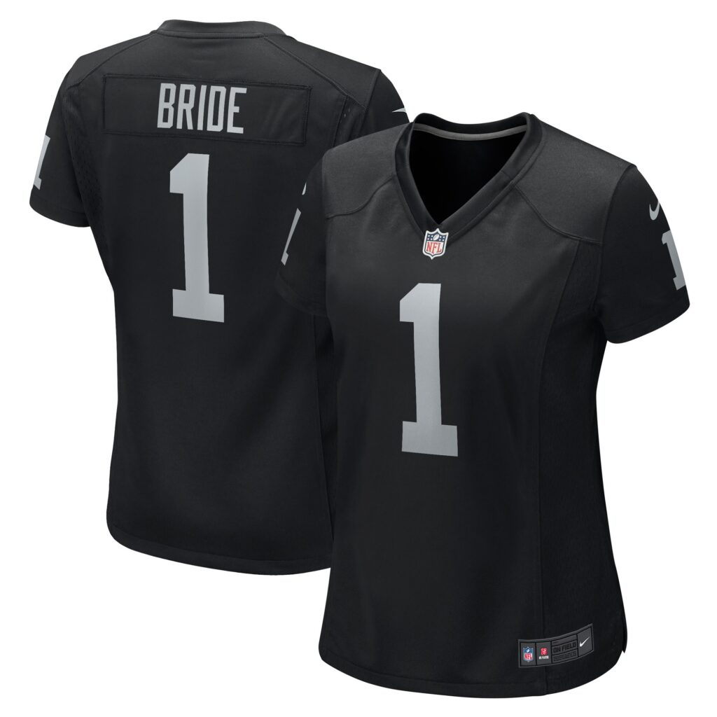 Number 1 Bride Las Vegas Raiders Nike Women's Game Jersey - Black