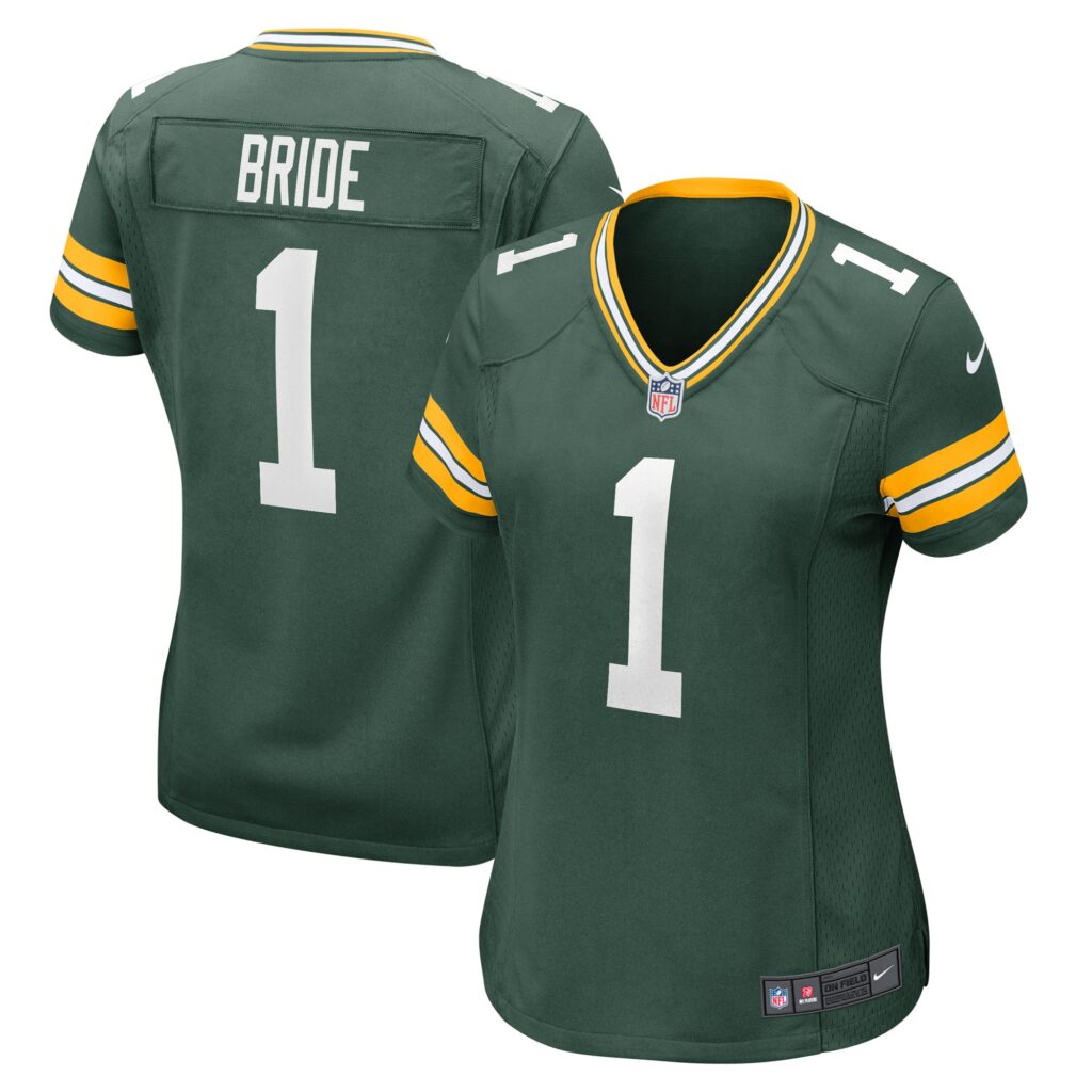 Number 1 Bride Green Bay Packers Nike Women's Game Jersey - Green