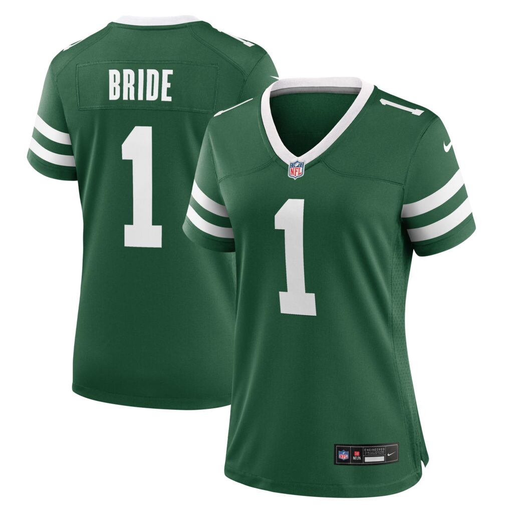 Number 1 Bride New York Jets Nike Women's Game Jersey - Legacy Green