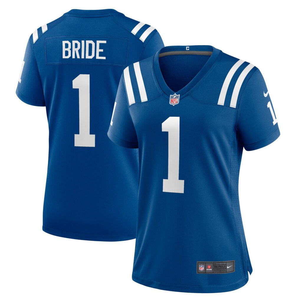 Number 1 Bride Indianapolis Colts Nike Women's Game Jersey - Royal