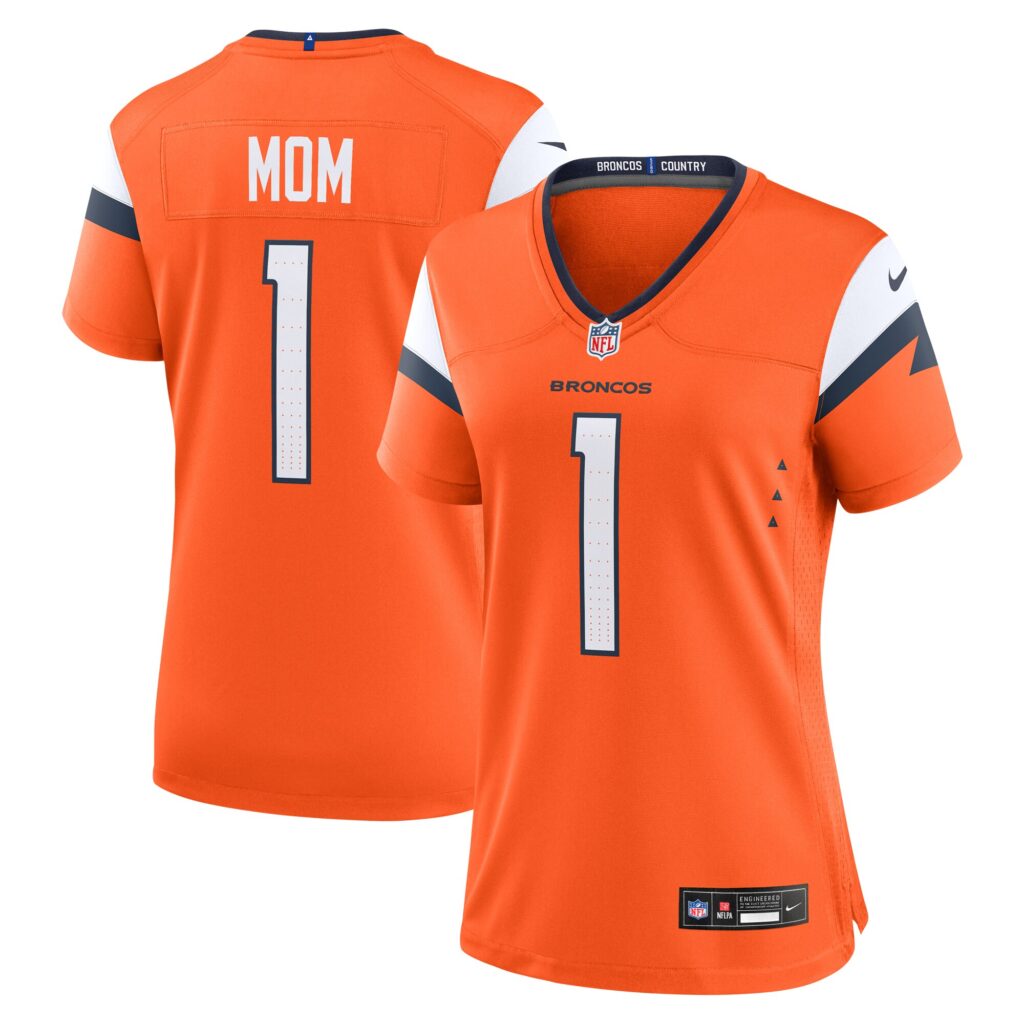 Denver Broncos Nike Women's #1 Mom Game Jersey - Orange